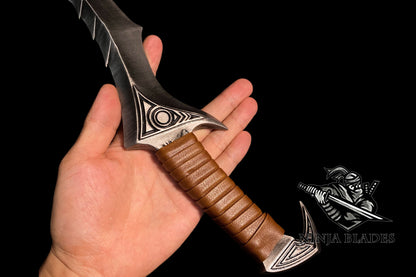 Skyrim Blade of Woe Game Dagger Metal Replica - Blunt Blade Prop