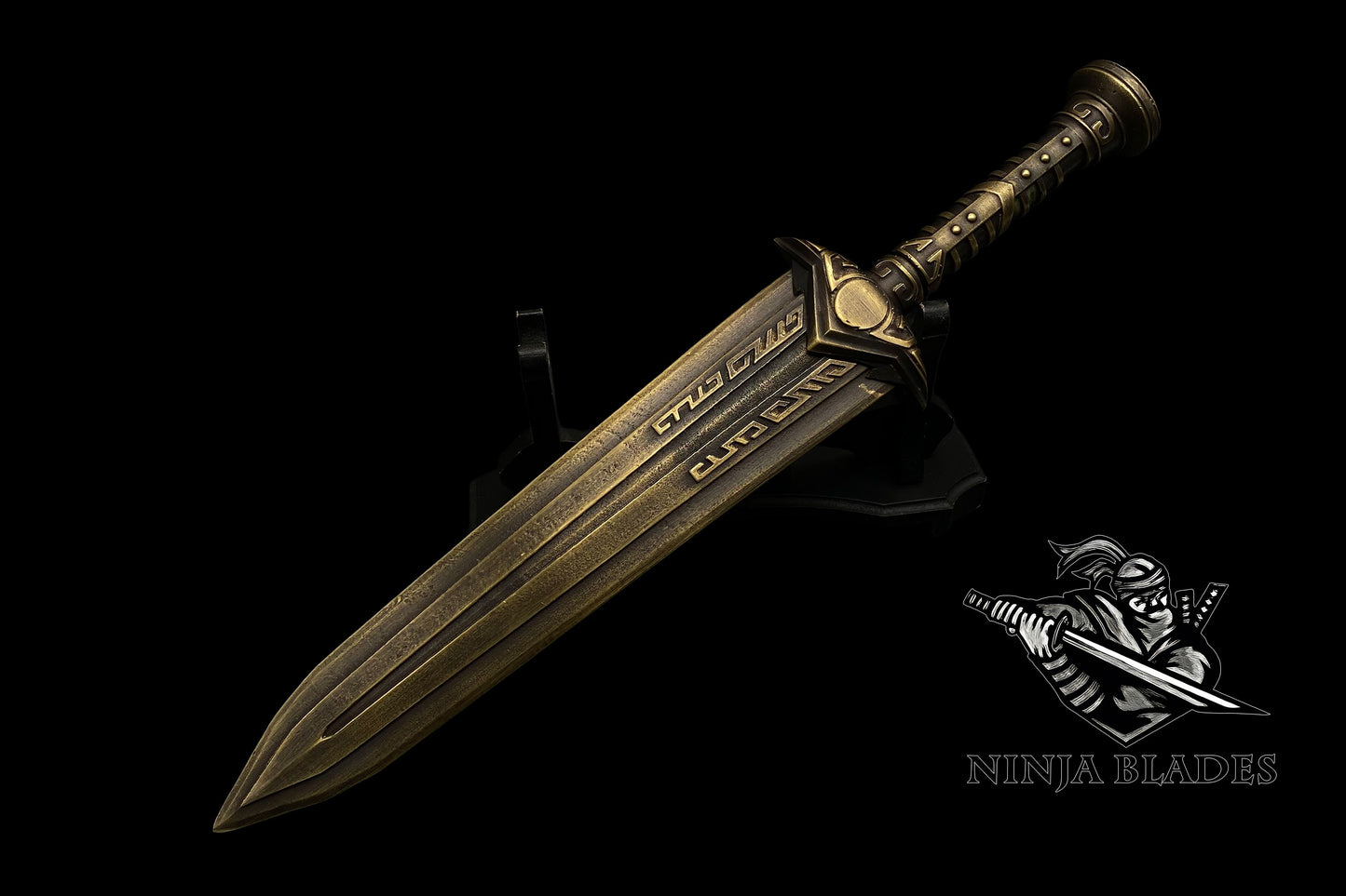Brass Forged Skyrim Dwarven Dagger Replica - Blunt Blade Prop
