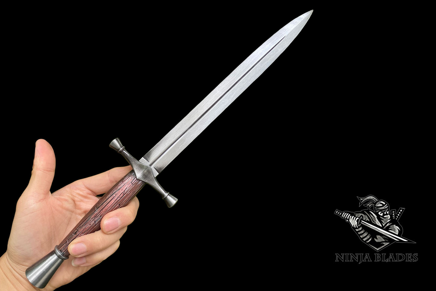 Soul Game Middle Age Knight Dagger Metal Replica - Blunt Blade Prop