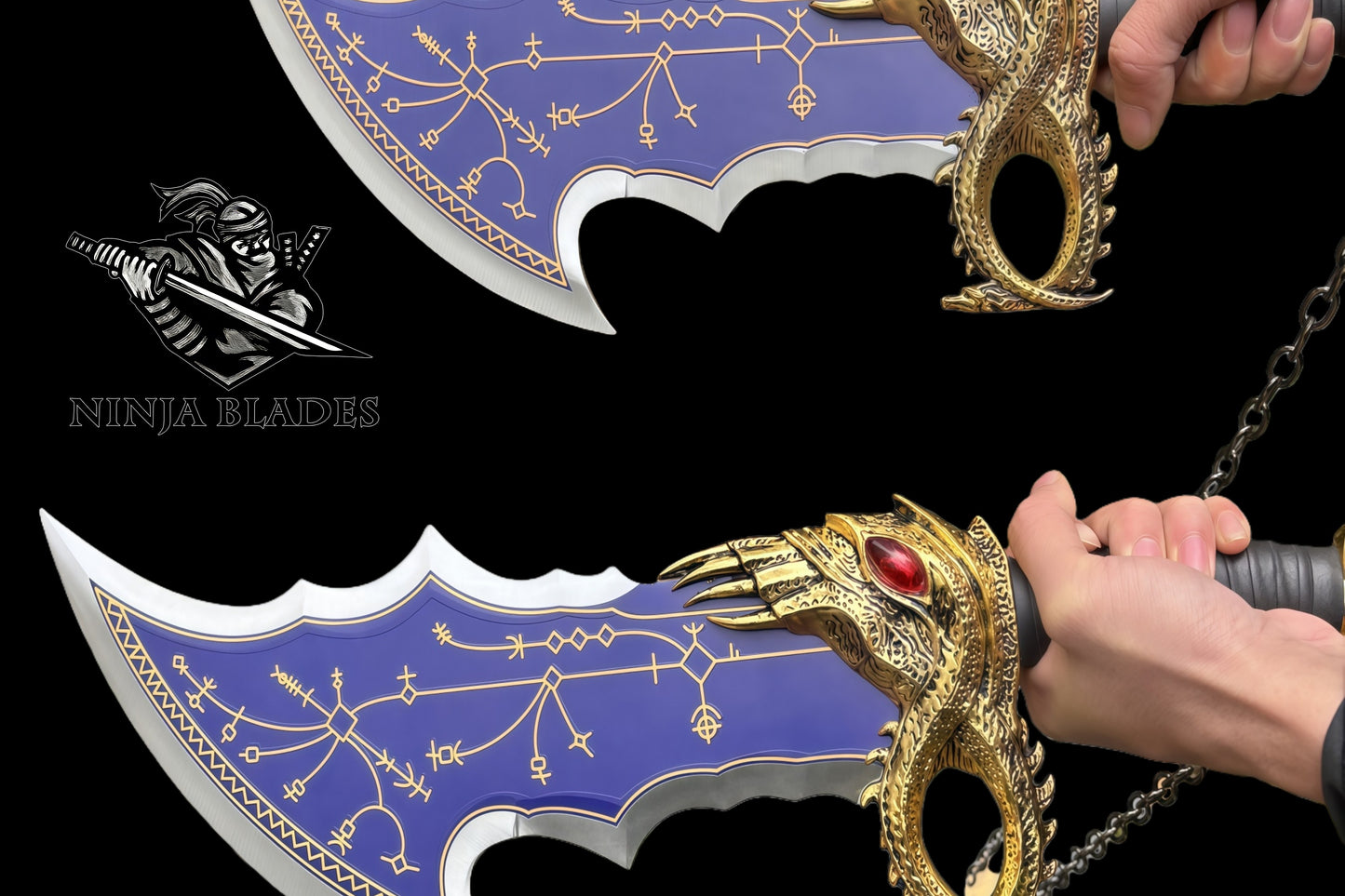 GOW Norse Steel Blades of Chaos Steel Replica