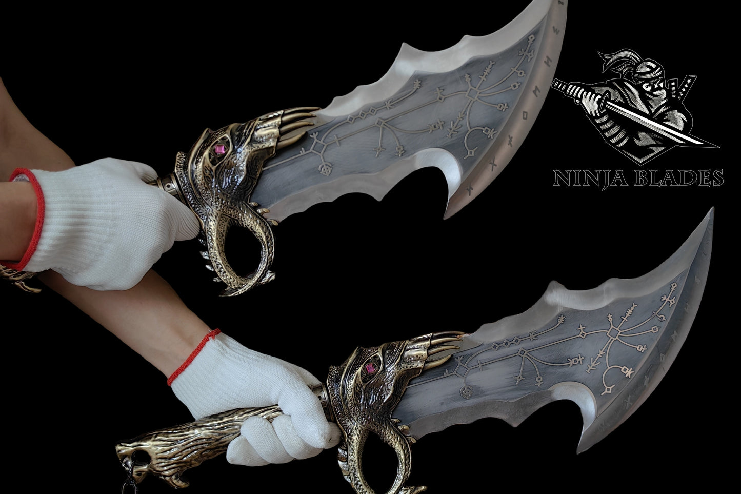 GOW Blades of Chaos Life-size Steel Replica