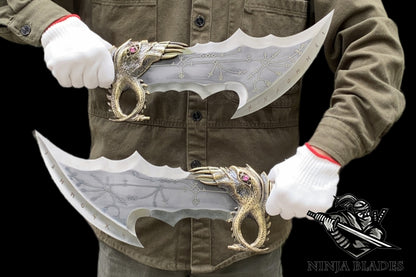 GOW Blades of Chaos Life-size Steel Replica