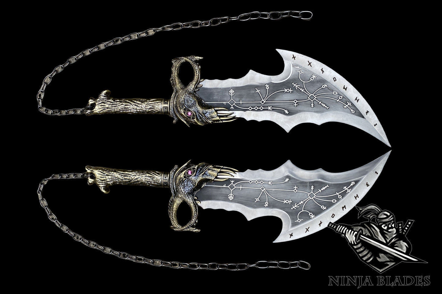 GOW Blades of Chaos Life-size Steel Replica