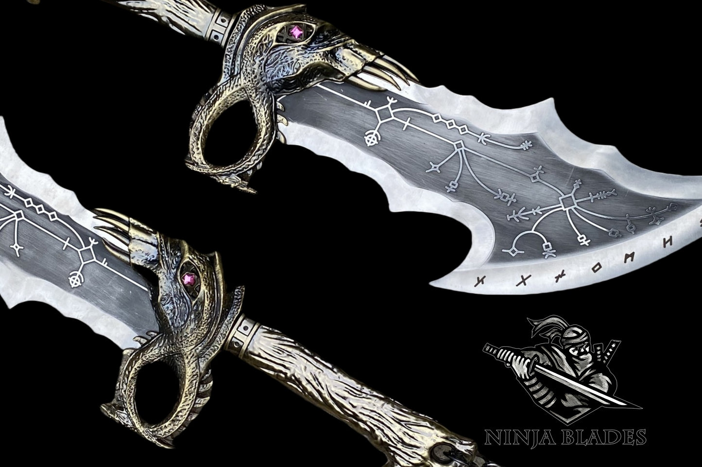 GOW Blades of Chaos Life-size Steel Replica