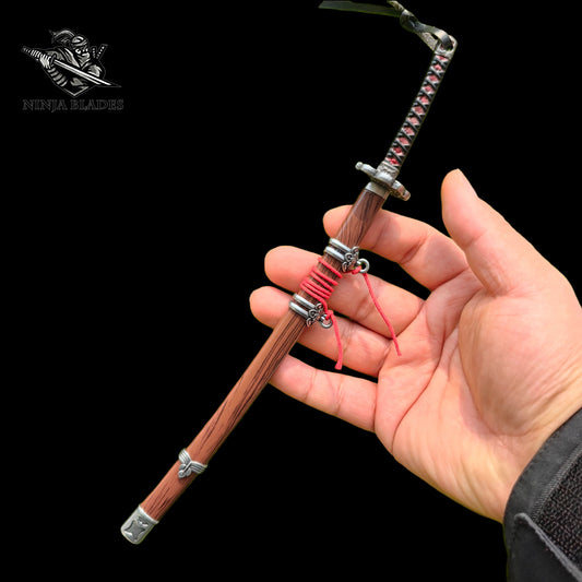 Sekiro Red Mortal Blade Metal Mini Replica – Premium Game Collectible