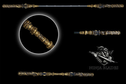 Black Myth Wukong Life Size Monkey King Bar Ruyi Jingu Bang 62.9''