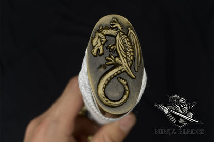 Hand-forged DMC3 Vergil's Yamato Katana Carbon Steel Version