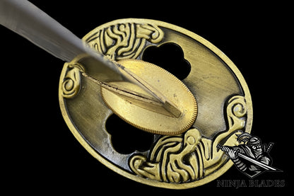 Hand-forged DMC3 Vergil's Yamato Katana Carbon Steel Version