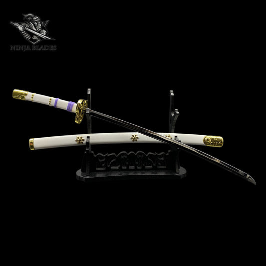 Zoro Ame no Habakiri 26CM/10.2" Mini Metal Replica Unsharpened Anime Sword Collectible