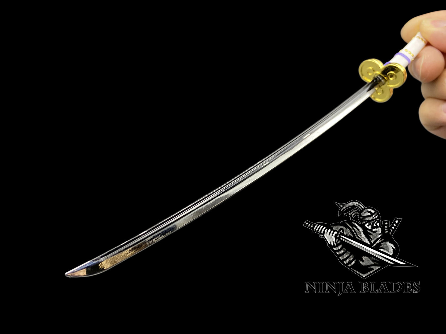 Zoro Ame no Habakiri 26CM/10.2" Mini Metal Replica Unsharpened Anime Sword Collectible