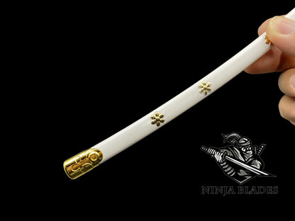 Zoro Ame no Habakiri 26CM/10.2" Mini Metal Replica Unsharpened Anime Sword Collectible