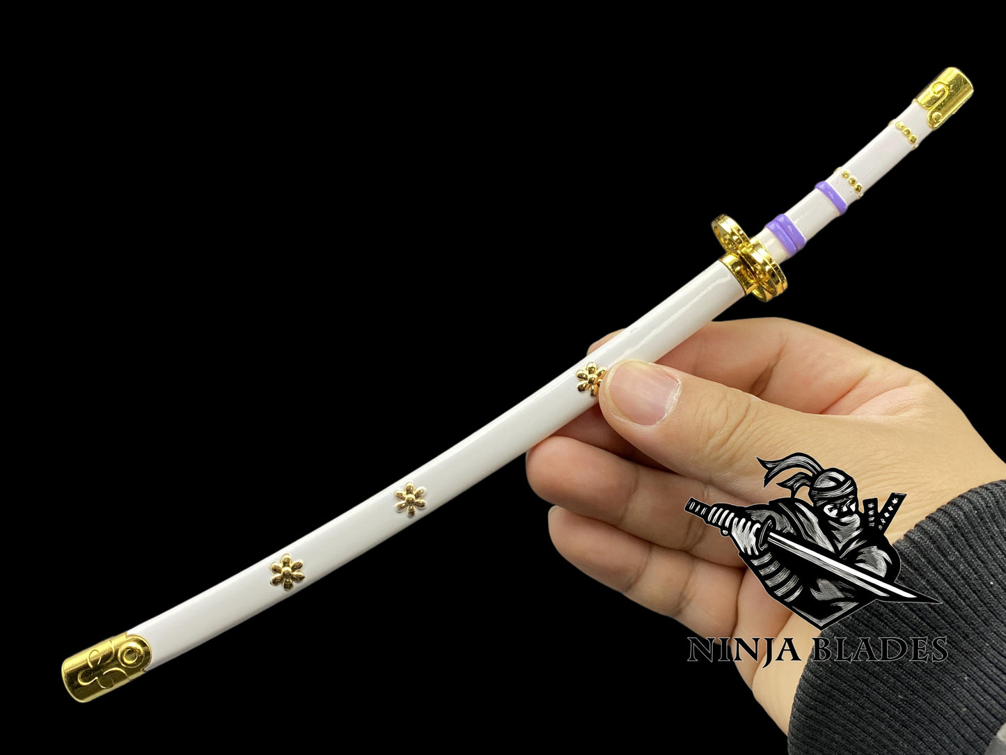 Zoro Ame no Habakiri 26CM/10.2" Mini Metal Replica Unsharpened Anime Sword Collectible