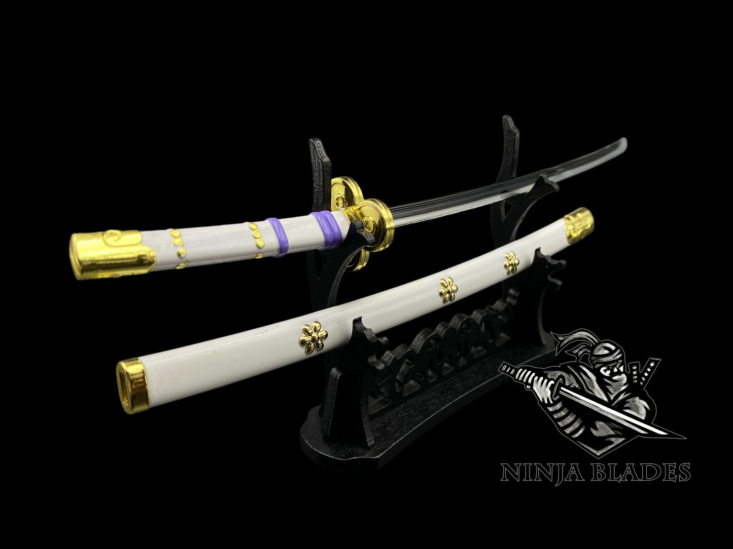 Zoro Ame no Habakiri 26CM/10.2" Mini Metal Replica Unsharpened Anime Sword Collectible