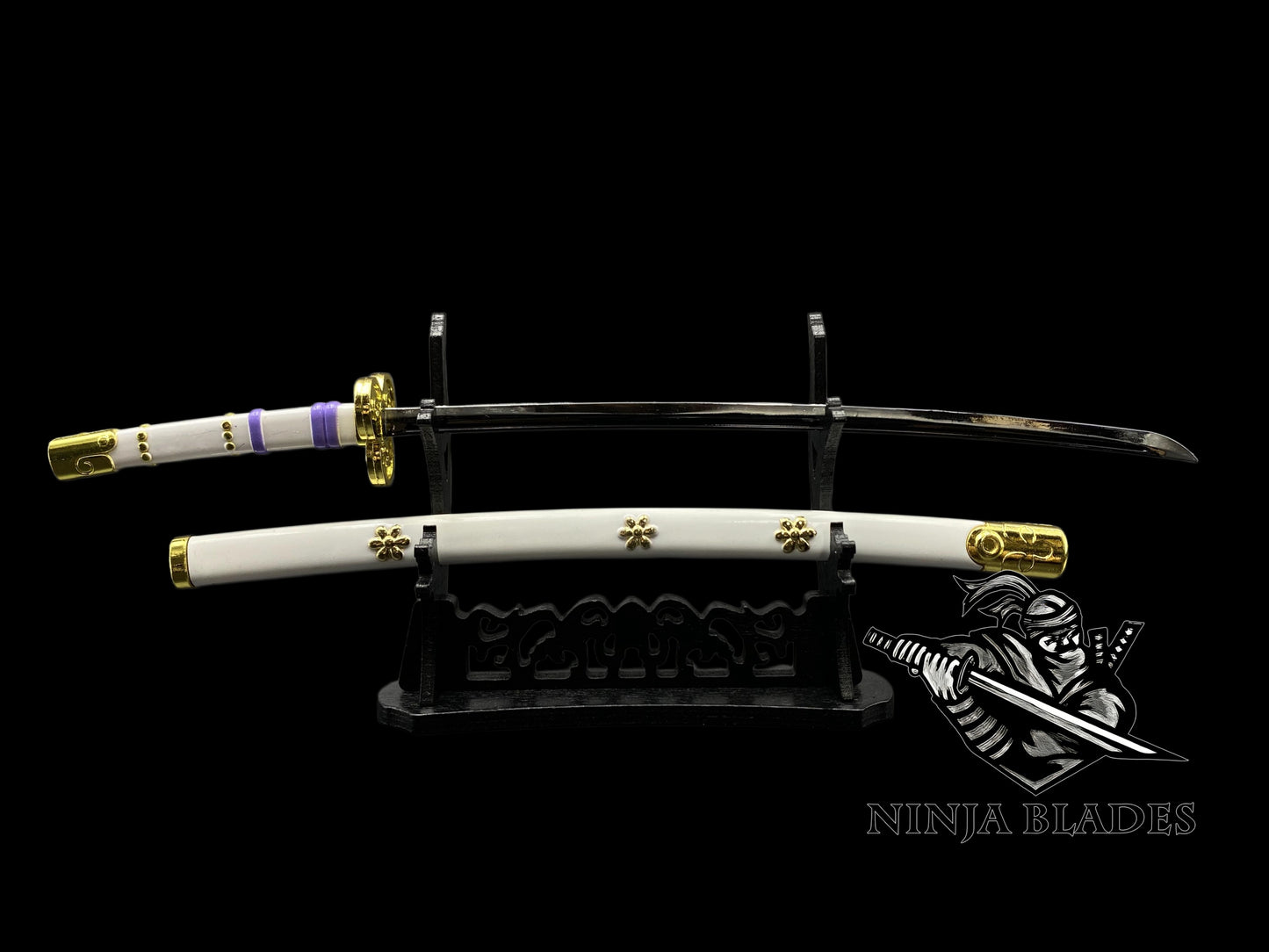 Zoro Ame no Habakiri 26CM/10.2" Mini Metal Replica Unsharpened Anime Sword Collectible