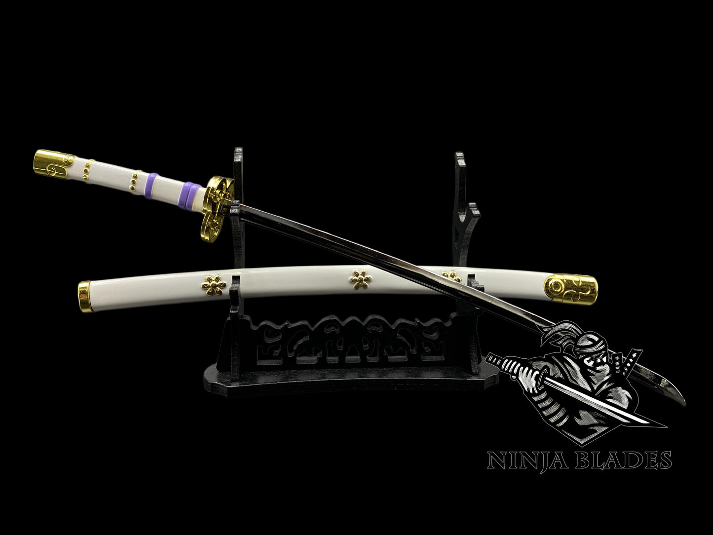 Zoro Ame no Habakiri 26CM/10.2" Mini Metal Replica Unsharpened Anime Sword Collectible