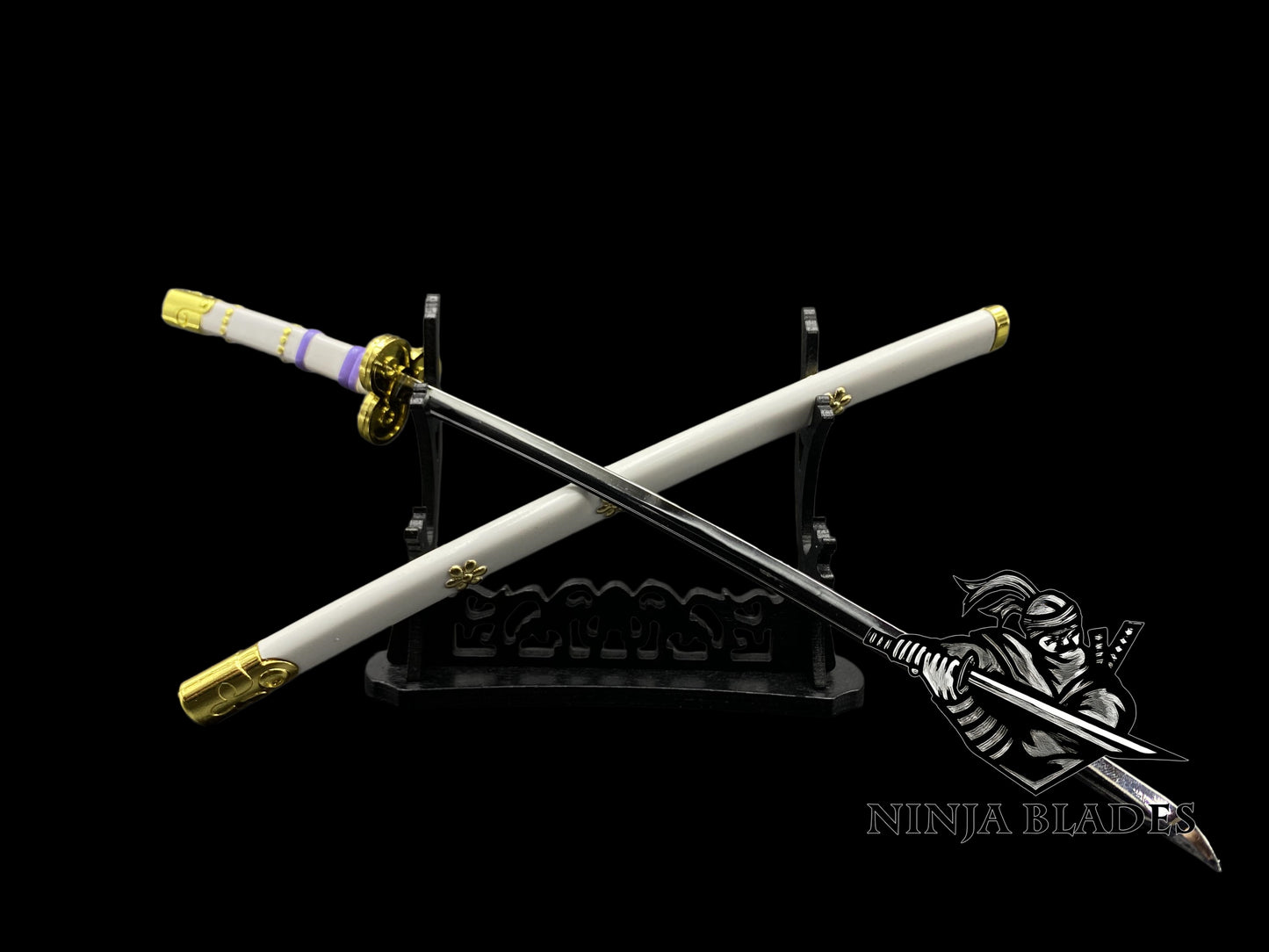 Zoro Ame no Habakiri 26CM/10.2" Mini Metal Replica Unsharpened Anime Sword Collectible