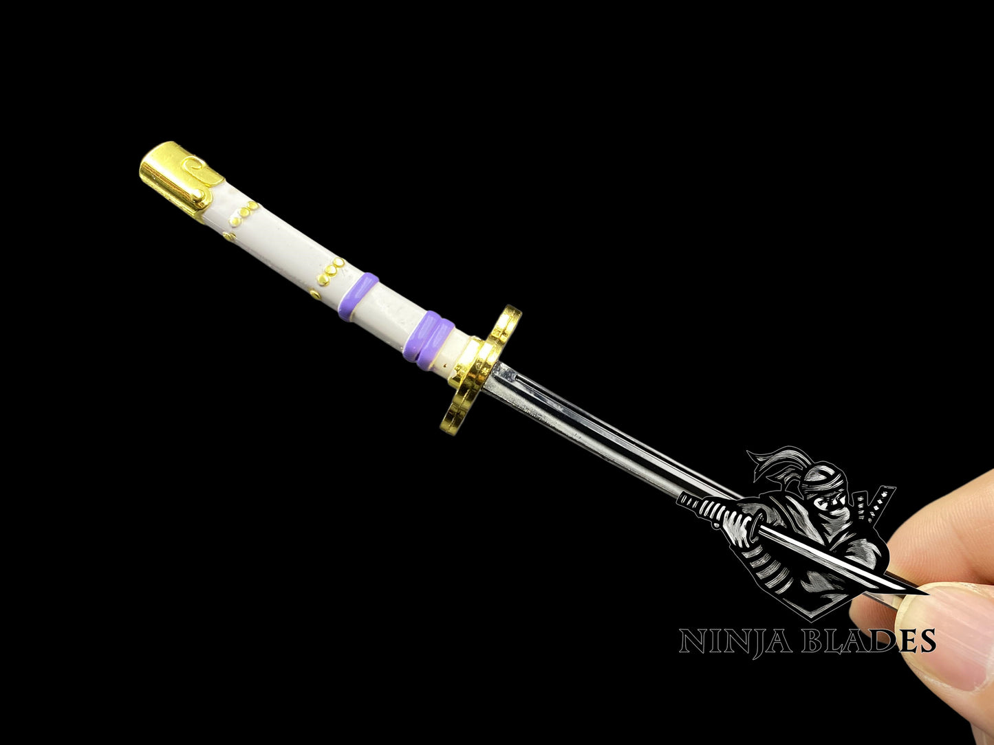 Zoro Ame no Habakiri 26CM/10.2" Mini Metal Replica Unsharpened Anime Sword Collectible