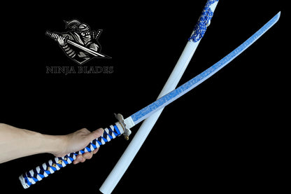 Frog & Lotus Samurai Sword 1065 Carbon Steel Version