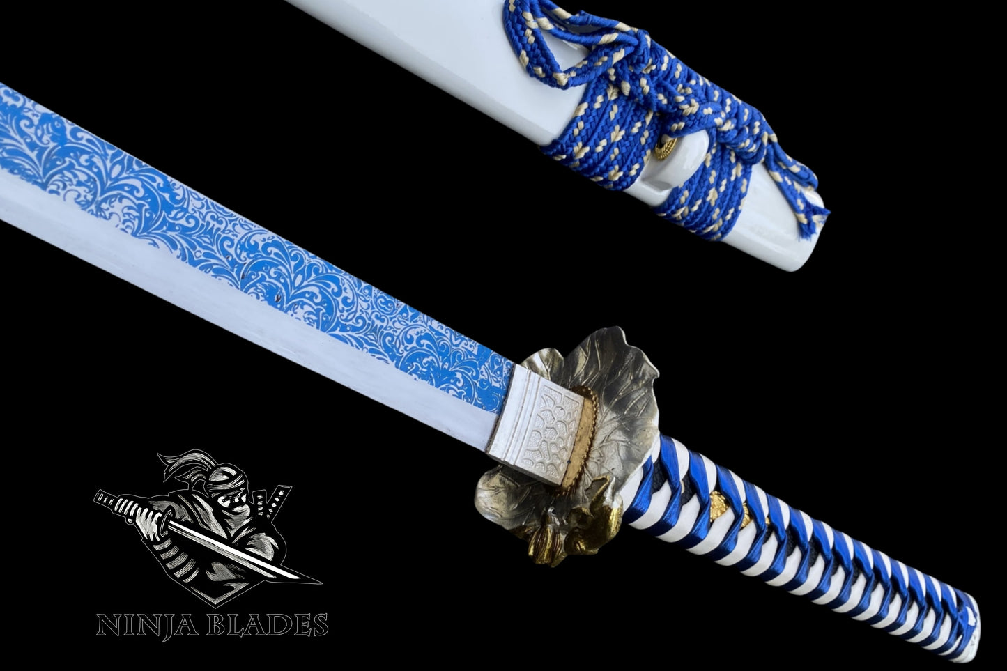 Frog & Lotus Samurai Sword 1065 Carbon Steel Version