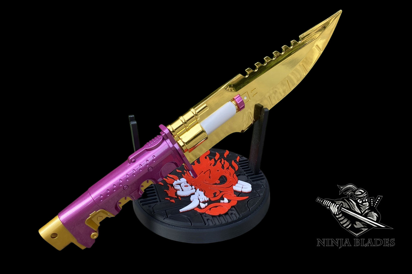 Cyberpunk Headhunter Knife Metal Replica - Blunt Blade Prop