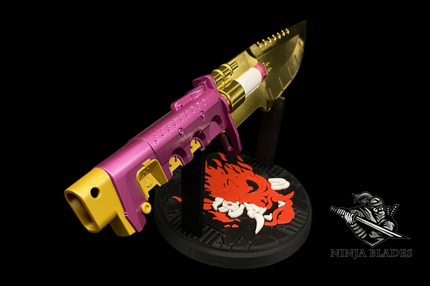 Cyberpunk Headhunter Knife Metal Replica - Blunt Blade Prop