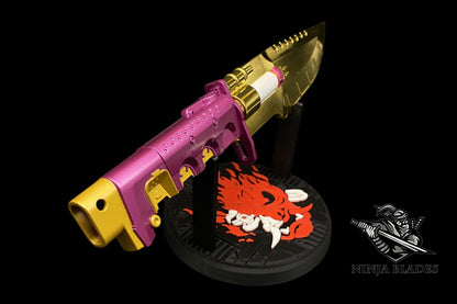 Cyberpunk Headhunter Knife Metal Replica - Blunt Blade Prop