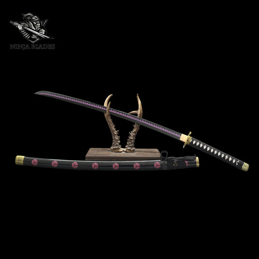 Shusui Katana Replica - Roronoa Zoro's Legendary Black Blade